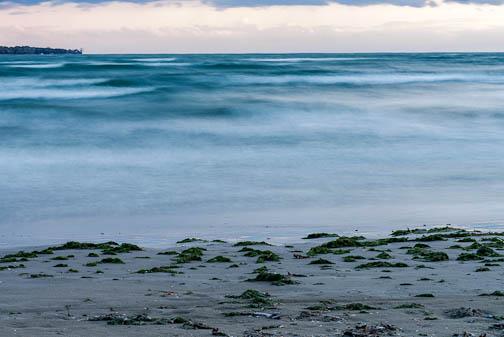 waves and beach